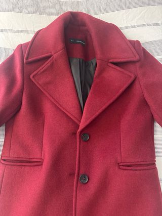Abrigo largo lana Sfera Talla S
