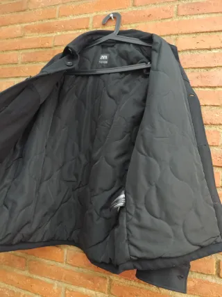 Sobrecamisa acolchada Soft Zara Negra