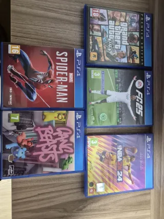 PS4 Slim 500GB + 2 Mandos + Juegos