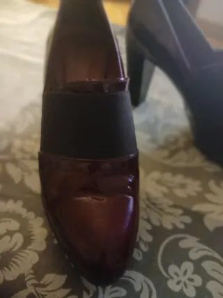 Zapatos marrones charol