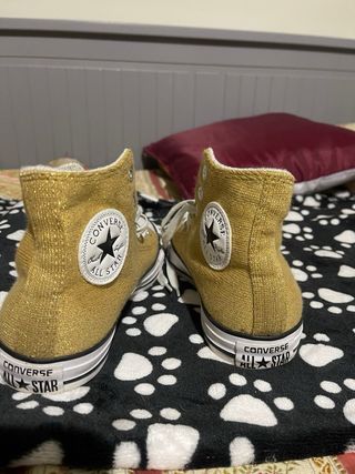 Converse All Star Oro Glitter
