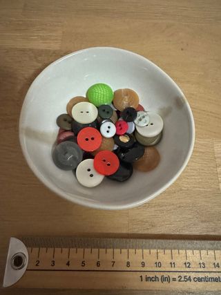 Lote 50 botones variados