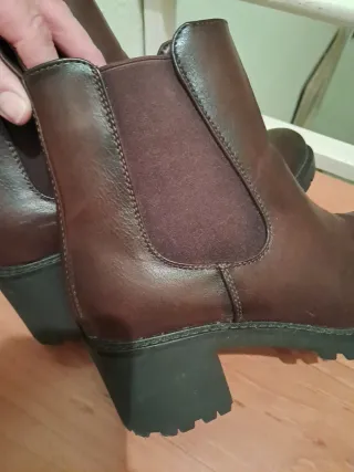 Botines marrones de tacón
