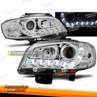 FAROS DAYLIGHT CROMADOS para SEAT IBIZA/CORDOBA 0