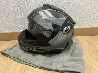 Casco moto Adventure O'Neal Negro y Gris