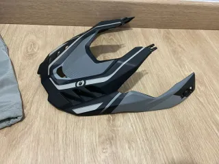 Casco moto Adventure O'Neal Negro y Gris