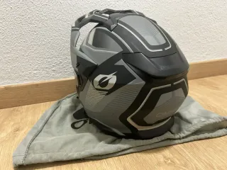 Casco moto Adventure O'Neal Negro y Gris