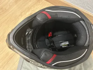 Casco moto Adventure O'Neal Negro y Gris