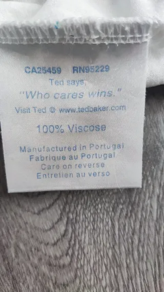 Camiseta Ted Baker Blanca Talla S