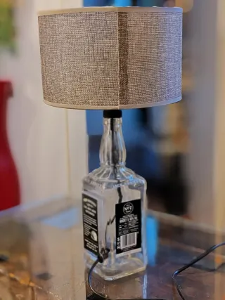 Lampada Jack Daniel's in Vetro e Tessuto