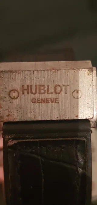 Reloj Hublot Esqueleto Plata y Negro