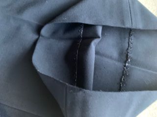 Pantalón elegante mujer azul marino de entretiempo