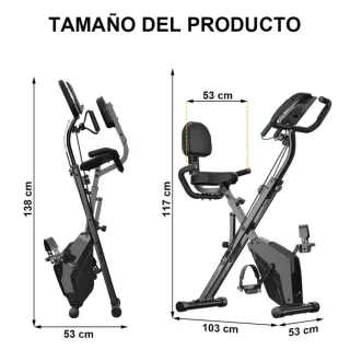 Bicicleta Estática Doymos X-Bike Plegable