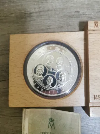 Moneda 10000 Pesetas Plata 1989 Cincuentin