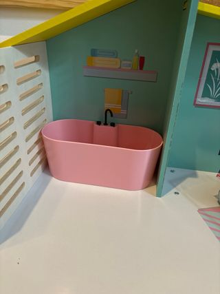 Casa de muñecas madera extensible