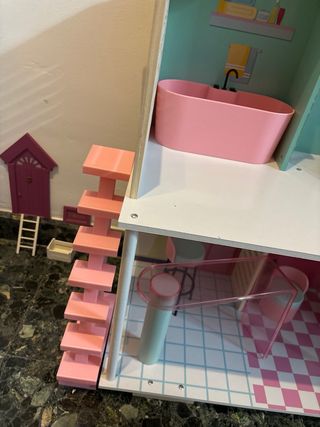 Casa de muñecas madera extensible