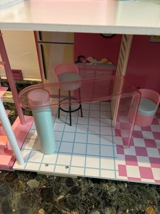 Casa de muñecas madera extensible