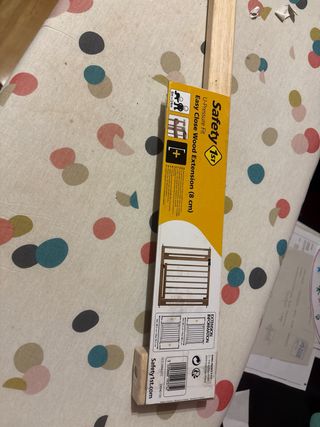 2 Vallas de seguridad madera para las escaleras