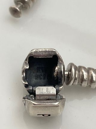 Pulsera Pandora Plata Ley 18cm