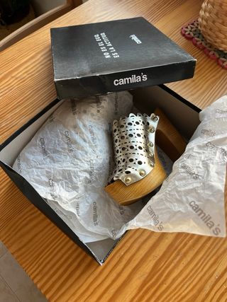 OFERTA! SANDALIAS/ZUECOS PIEL TACON NUEVO