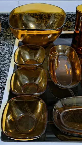 Juego Vajilla Duralex Ámbar Cristal