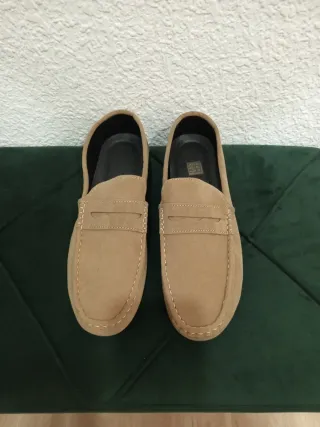 Mocasines Beige
