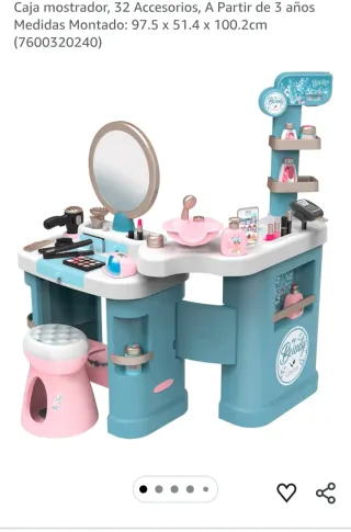 Tocador infantil con accesorios