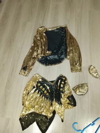 Conjunto Ropa Fiesta Mariposa Lentejuelas