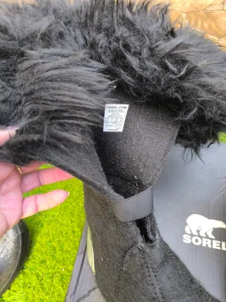 Botas Nieve Sorel Joan Arctic Lux Negro/Plata