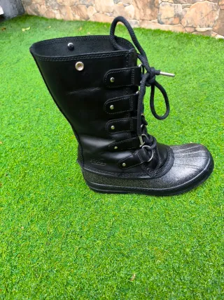 Botas Nieve Sorel Joan Arctic Lux Negro/Plata