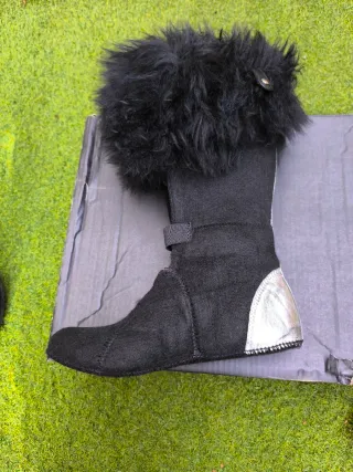 Botas Nieve Sorel Joan Arctic Lux Negro/Plata