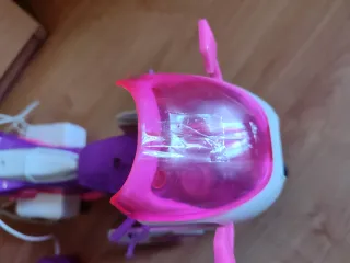 Moto Barbie teledirigida cable 90s