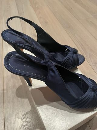 Sandalias vestir Gloria Ortiz Talla 41 Azul Marino