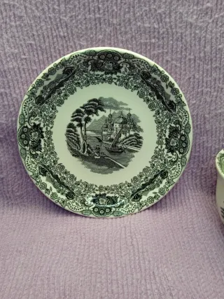 Taza y platillo Cartuja de Sevilla