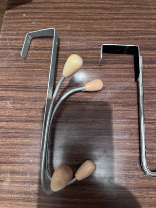 Perchas para puerta metal y madera