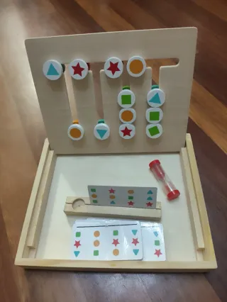 Juego de mesa educativo de madera