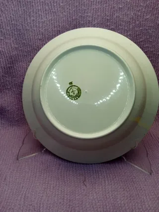 Plato Cartuja de Sevilla Verde