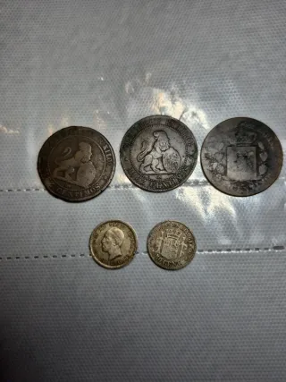 Lote 4 monedas antiguas