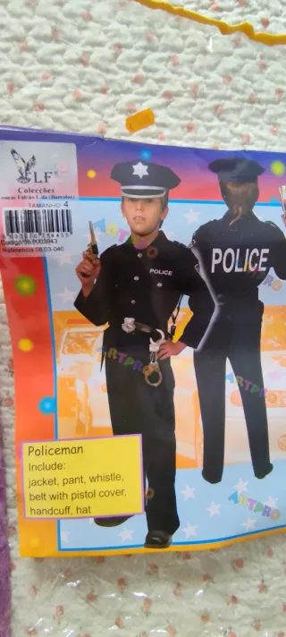 Disfraz Policía Talla Infantil