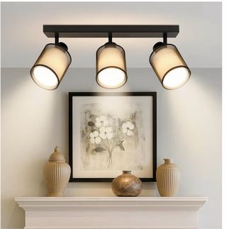 Lámpara Techo 3 Focos Orientable