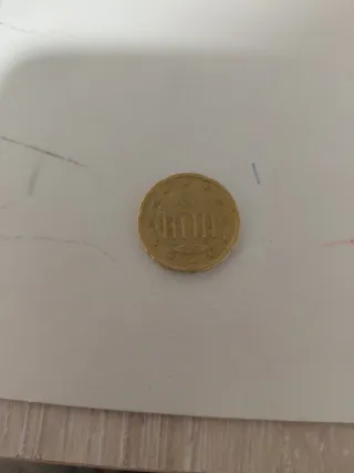 Moneda 20 céntimos rara - 5000 existencias