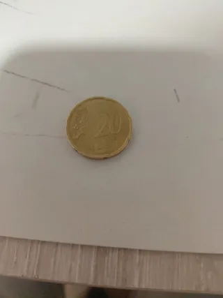 Moneda 20 céntimos rara - 5000 existencias