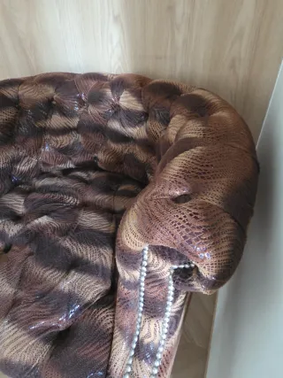 URGE VENDER Sillón tejido Marrón