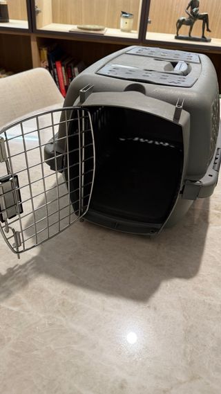 Transportín Perro/Gato Mediano Gris