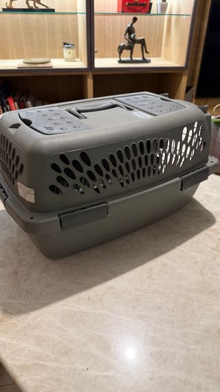 Transportín Perro/Gato Mediano Gris