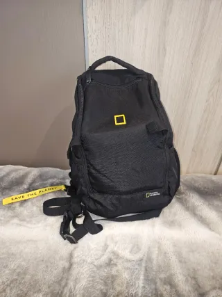 Mochila National Geographic Negra + Riñonera