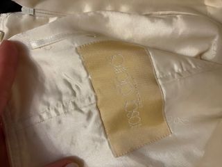 Vestido de Novia Beige de Rosa Clará. Usado 1 vez