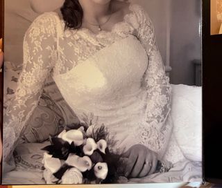 Vestido de Novia Beige de Rosa Clará. Usado 1 vez