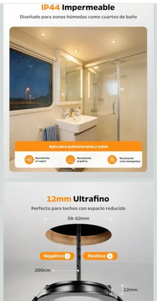 Luz LED  12V SINEYON