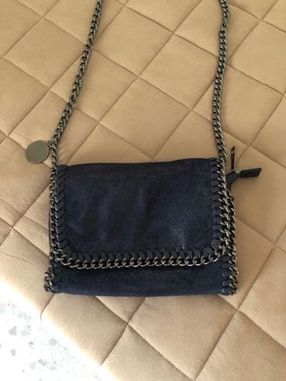 Borsa stile Stella McCartney Blu